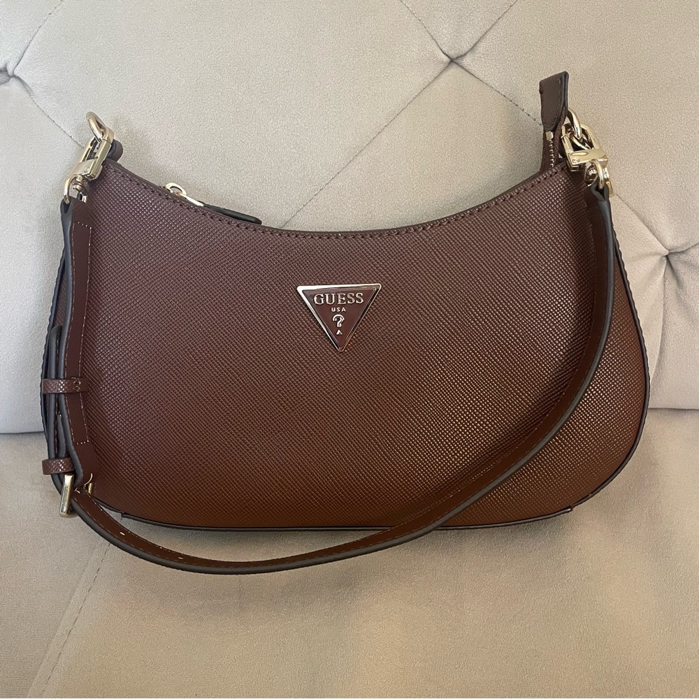 GUESS Brown Shoulder Bag